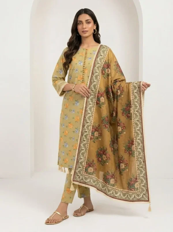 Unstitched | Lawn Suit | 3 PC